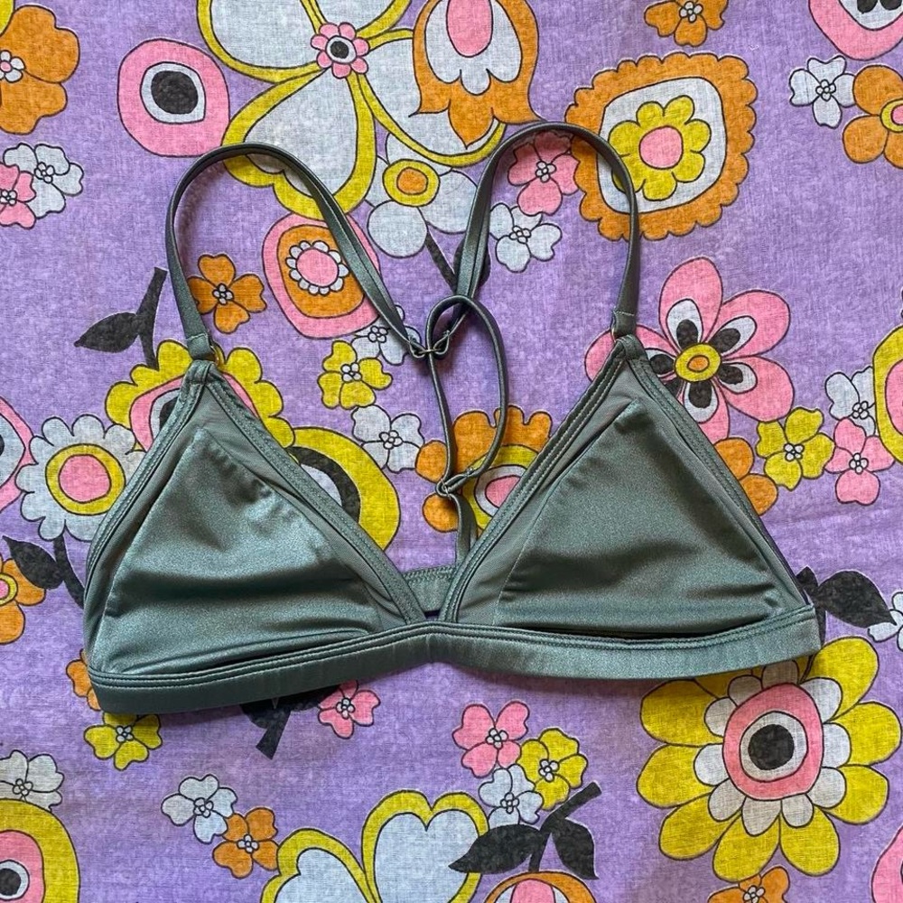 Green Triangle Bralette